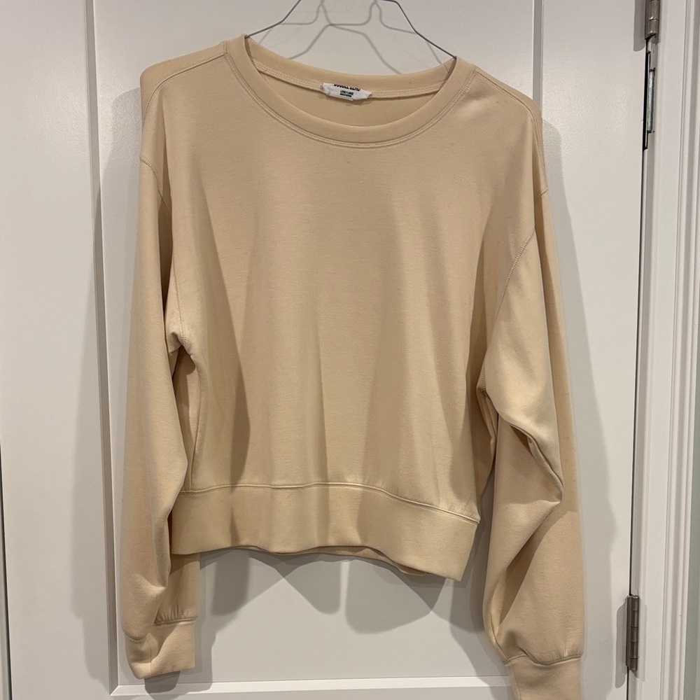 Double Zero Womens Cropped Crew sweatshirt Large